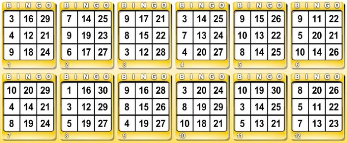 30-Ball Bingo