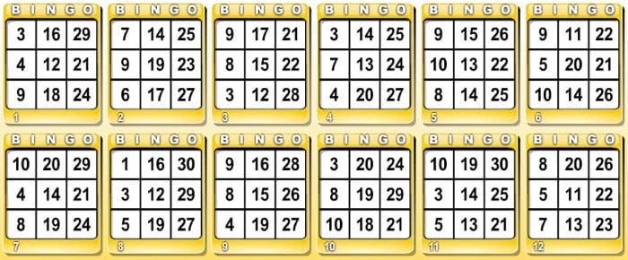 30-Ball Bingo