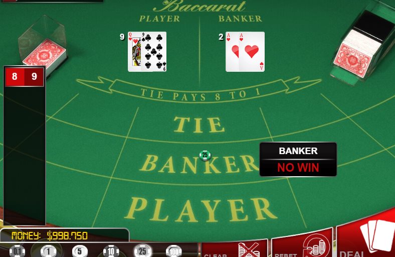 Baccarat kostenlos spielen