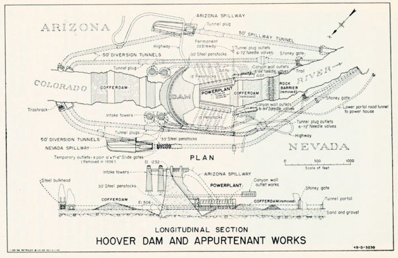 Bauarbeiten am Hoover-Damm