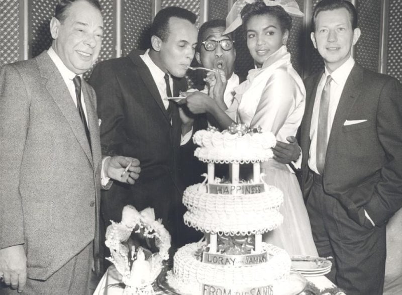 Hochzeit von Sammy Davis Jr. mit seiner Ehefrau Laray
