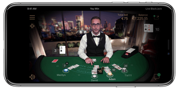 Live Blackjack NetEnt iOS