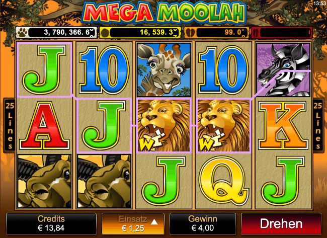 Mega Moolah Progressive Jackpot