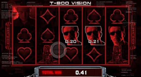 Terminator 2 Online Slot T-800 Vision