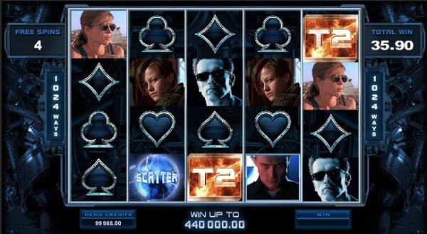 Terminator 2 Online Slot Free Spins, Freispiele Modus