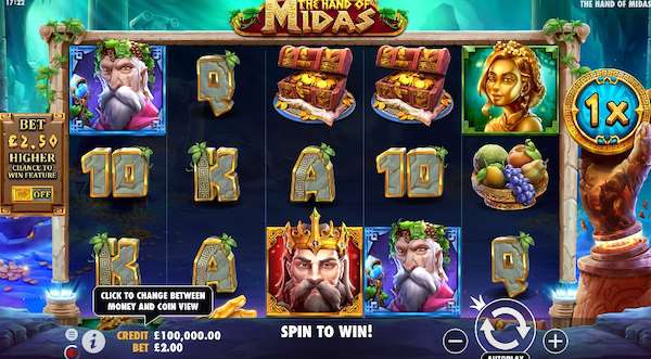 Hand of Midas Slot hero image