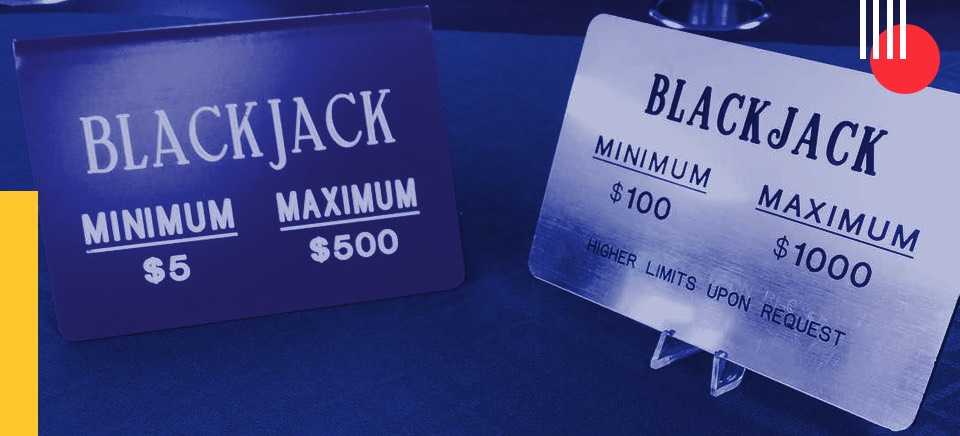 blackjack limits