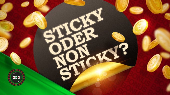 Non Sticky Bonus im Casino