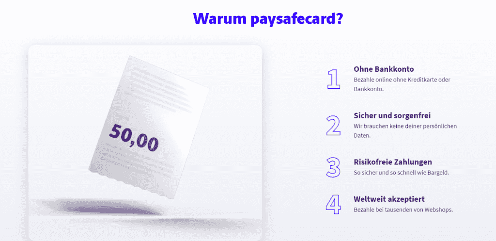 Warum Paysafecard in Casinos verwenden