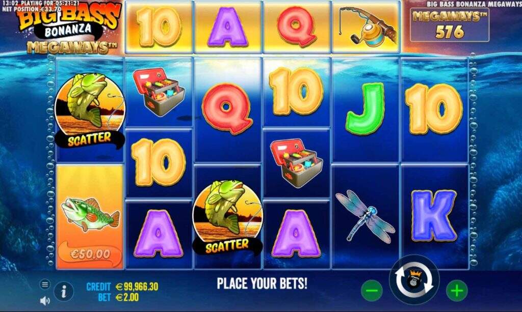 Big Bass Bonanza Megaways Slot hero image