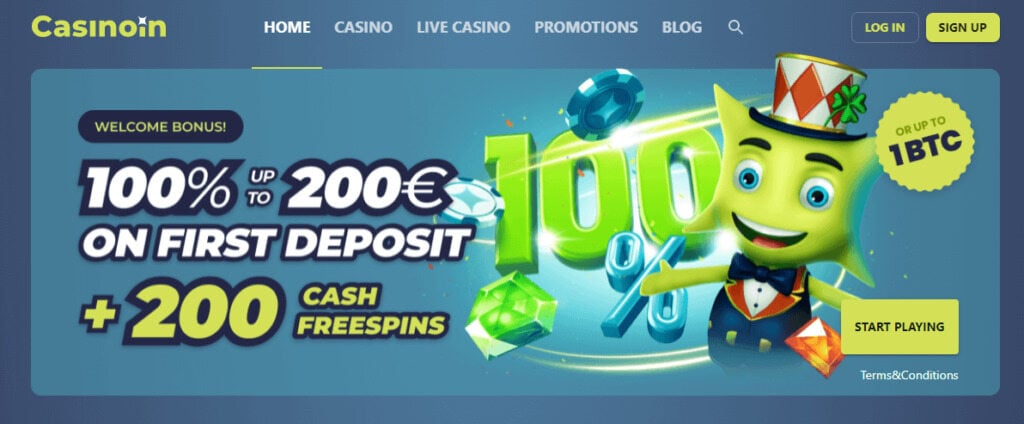 Casinoin Casino Desktop