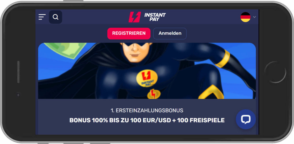 Instantpay Casino Mobile