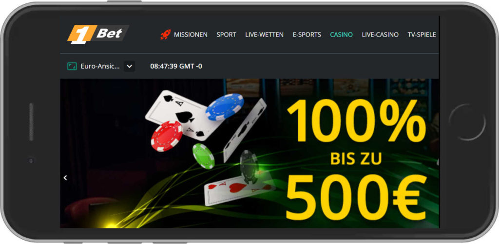 1Bet Casino Mobile