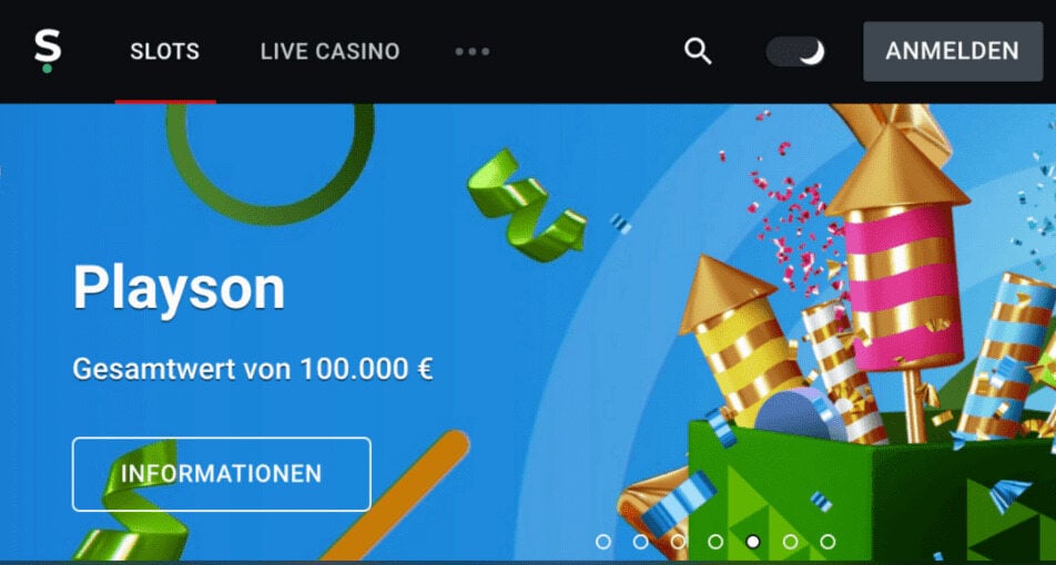 Slott Casino Desktop