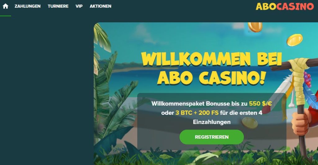 Abo Casino Desktop