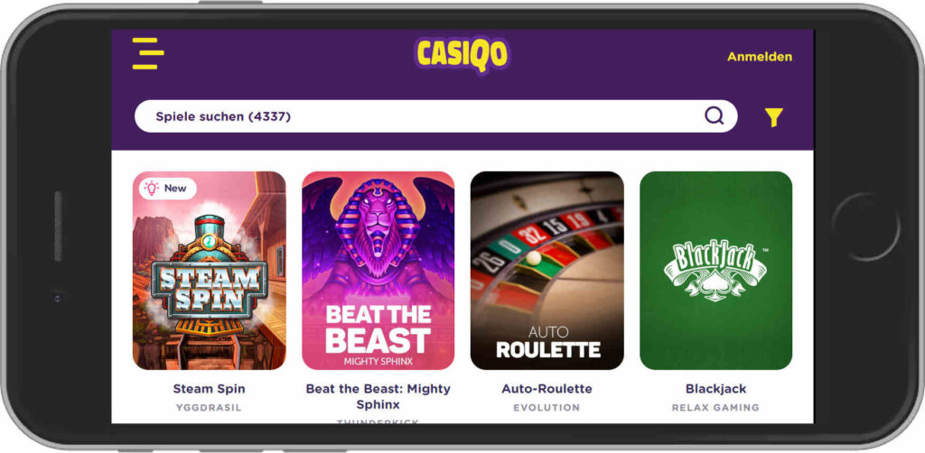 Casiqo Casino Mobil