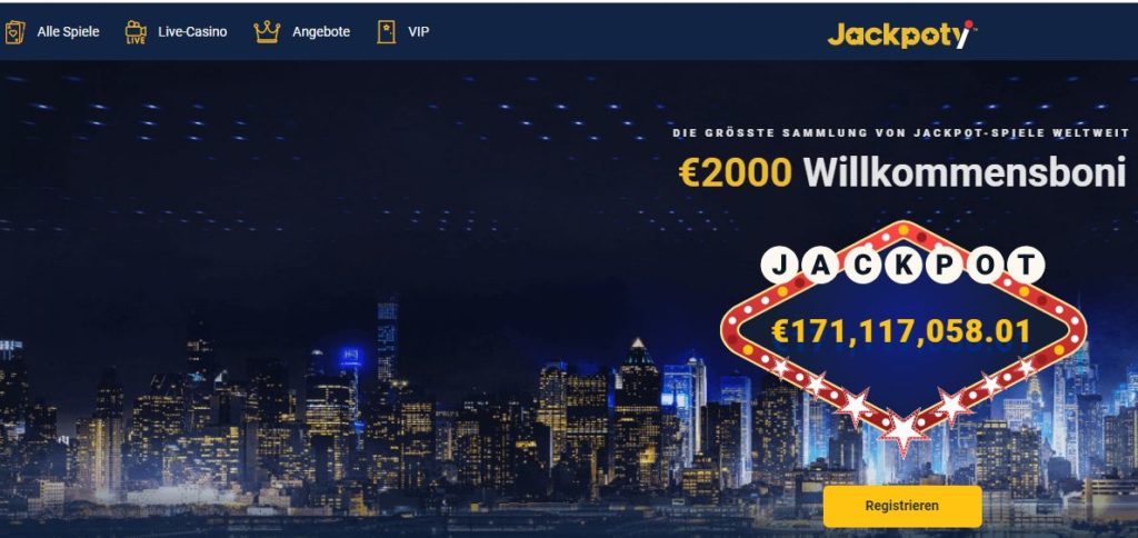 Jackpoty Casino Desktop