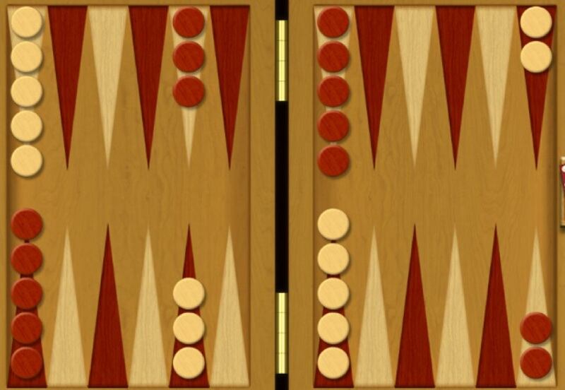 Backgammon Startaufstellung