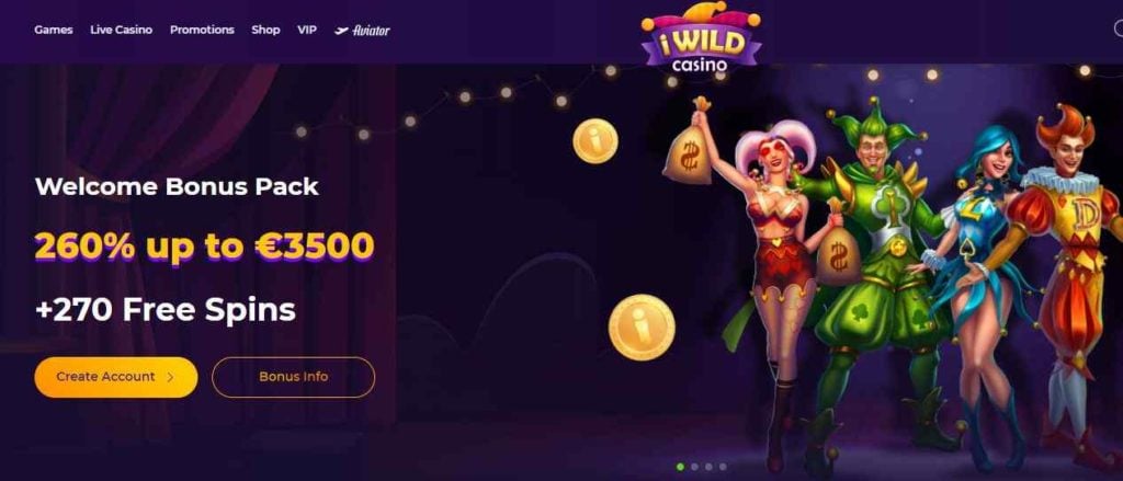 iWild Casino Desktop