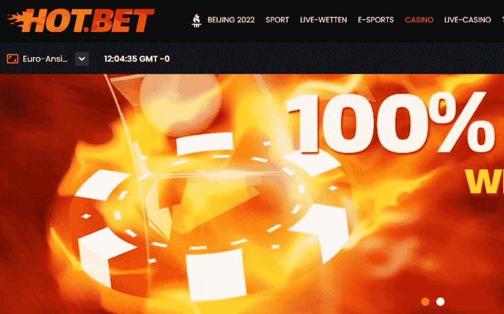 Hot.bet Casino Desktop
