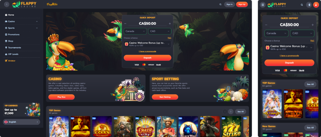 flappy casino screenshot